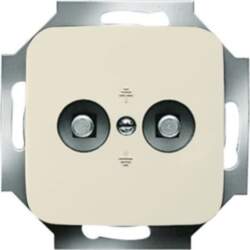 ABB Equipotential socket insert white -