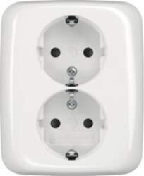 ABB SCHUKO® Double socket Safety Shutter