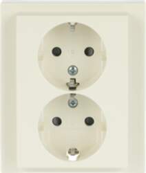 ABB SCHUKO® Double socket Safety Shutter