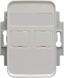 ABB Tele outlet Modular Jack White