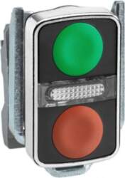 Schneider Electric Illuminated double headed push