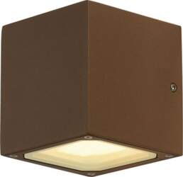 SITRA CUBE wall light, rust, GX53