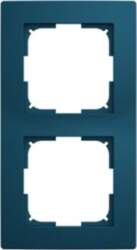 ABB Frames 2-gang blue - Basic55