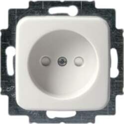 ABB Socket outlet Without imprint White