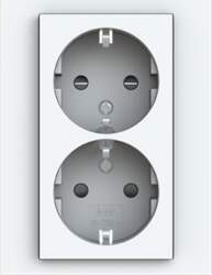 ABB Socket Outlets Without imprint white