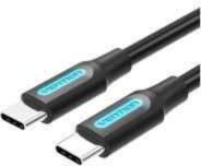 CABLE USB-C TO USB-C/1M BLACK COSBF