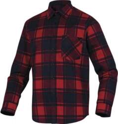 Delta Plus RED/BLACK RUBY SHIRT M