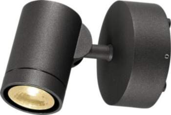 HELIA wall light, sandy anthracite, 8W