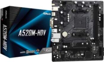 Mainboard ASROCK AMD A520 SAM4 Micro-ATX