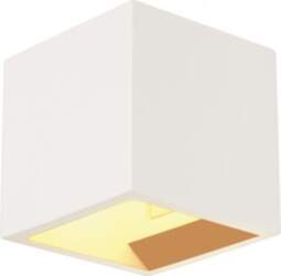 PLASTRA CUBE wall light, square, white