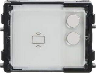 ABB Round pushbutton module, 2, white