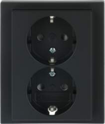 ABB SCHUKO® Double socket Safety Shutter
