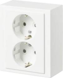 ABB Socket outlet 16 A White