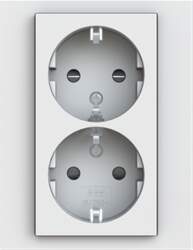 ABB Socket Outlets Without imprint white
