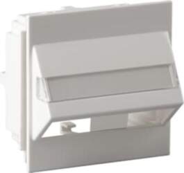 ABB Tele outlet Modular Jack White
