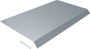 Hager blind lid 800mm 45° 100EW
