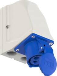 PCE CEE-wall mounted socket wiring through