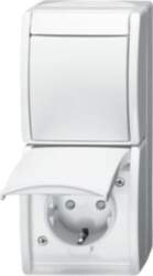 ABB Combination rocker switch with SCHUKO®