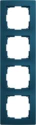 ABB Frames 4-gang blue - Basic55