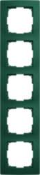 ABB Frames 5-gang green - Basic55
