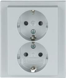 ABB SCHUKO® Double socket Safety Shutter
