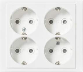 ABB Socket outlet 16 A White