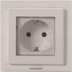 ABB Socket outlet insert/cover Protective contact