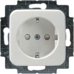 ABB Socket outlet Without imprint White