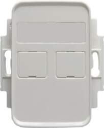 ABB Tele outlet Modular Jack White