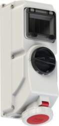 PCE CEE-switched interlocked socket DIN 32A