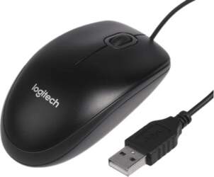 Mouse Logitech B100 wired USB BK