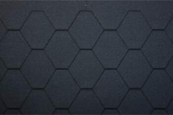 Bitumena dakstiņi STANDARD FORCE HEXAGONAL, melns