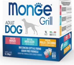 Monge Grill Multipacks Beef, Cod, Chicken
