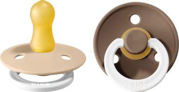 BIBS Colour Vanilla/Dark Oek GLOW (