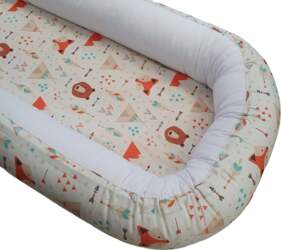 BabyNest кокон для новорожденного Blue