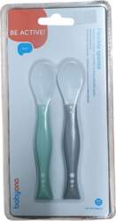 Bērnu elastīgās karotes grey mint
