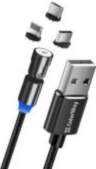 - ColorWay Cable 3in1 Lightning+MicroUSB+Type-C Magnetic