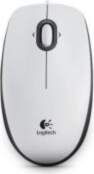 Logitech B100 White, Portable Optical Mouse