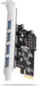 - Axagon PCI-Express card with four