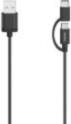 HAMA 00200616 Micro-USB Cable, 2 in