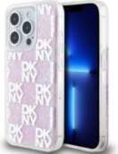 DKNY Liquid Glitter Checkered Pattern Case