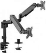 GEMBIRD Monitora stiprinājums Adjustable Desk 2-display