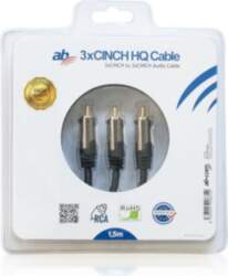 Ab Com CINCH 3 x RCA