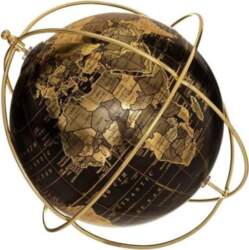 Globus Decorative globe on a gold