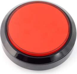 Oem Button 10cm - red -