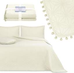 AmeliaHome Bedspread, cream color, material type