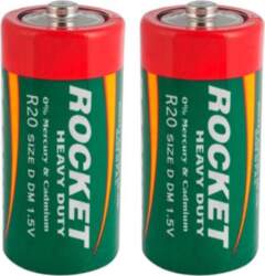 Rocket R20-2AA (D) Cellophane Pack 2pcs