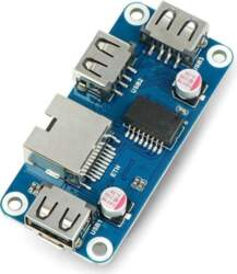 Waveshare Ethernet/USB (B) HUB - 3xUSB