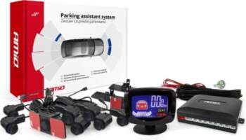 Amio Parking sensor kit, reverse, led-graf