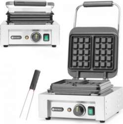 Hendi Professional waffle maker, large grill